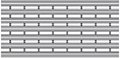 grate k100 galvanised longitudinal