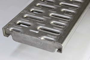 larger inlet grate steel slotted